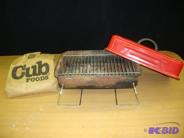 lot 67 image: Portable Charcoal Grill, inc some c...