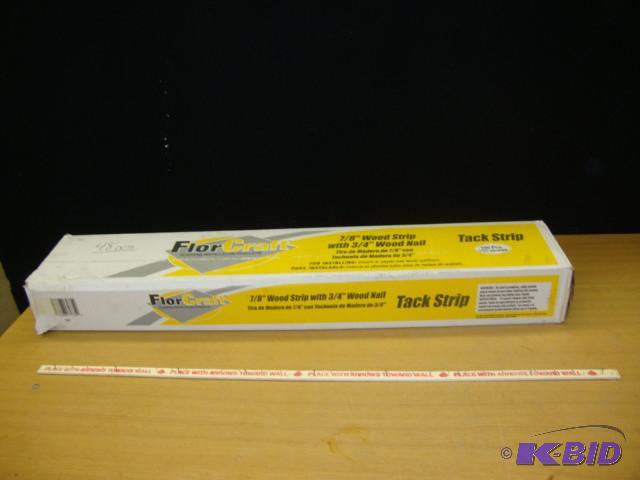 lot 96 image: Carpet Tack Strips, 48ct per consig...