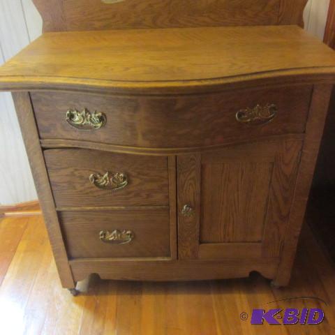 Antique Oak Commode