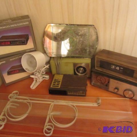 Radios, Mirror, Shelf