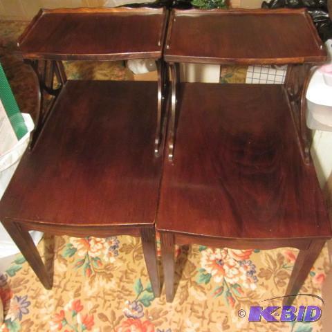 Mahogany Lamp Tables