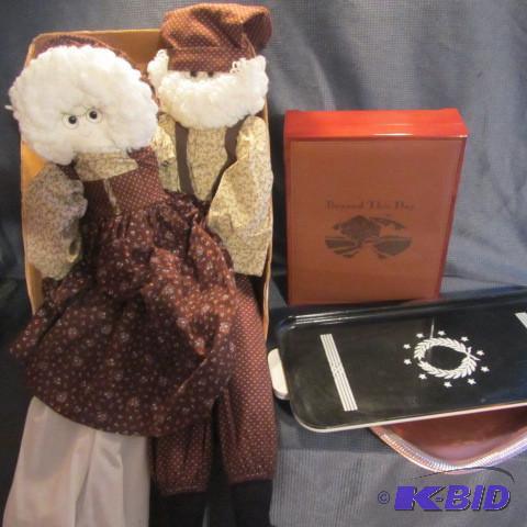 Trays, Dolls, Bed