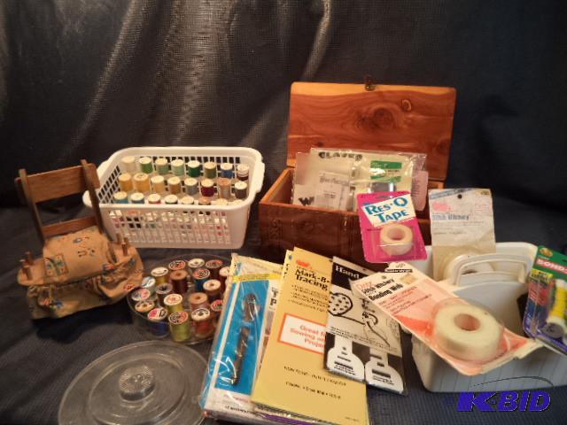 lot 112 image: Thread, Pin Cushion, Notions