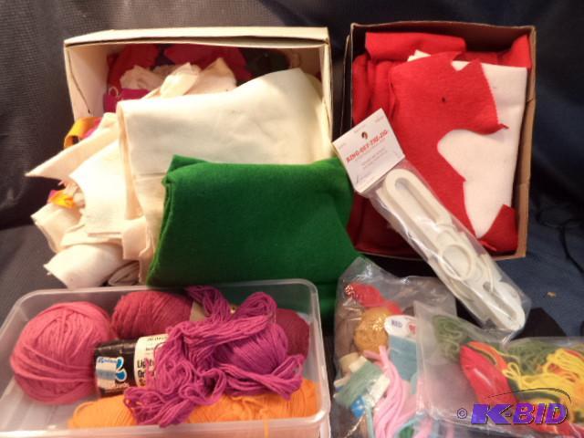 lot 122 image: Felt and Yarn