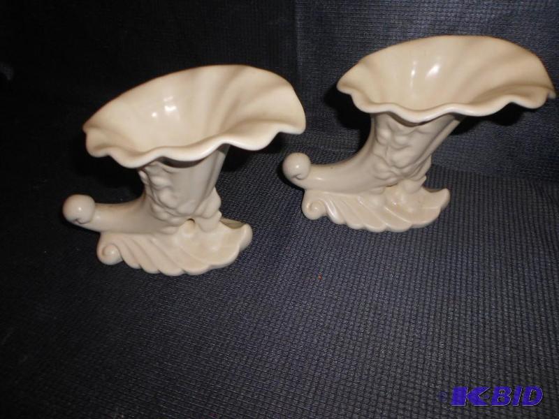 lot 243 image: Red Wing Vases