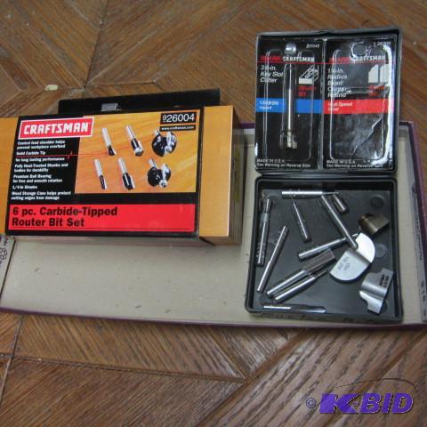 lot 259 image: Carbide Router Bits