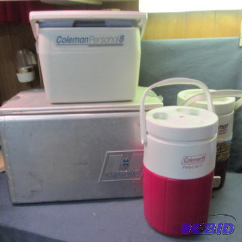 lot 353 image: Hawthorne, Coleman Coolers