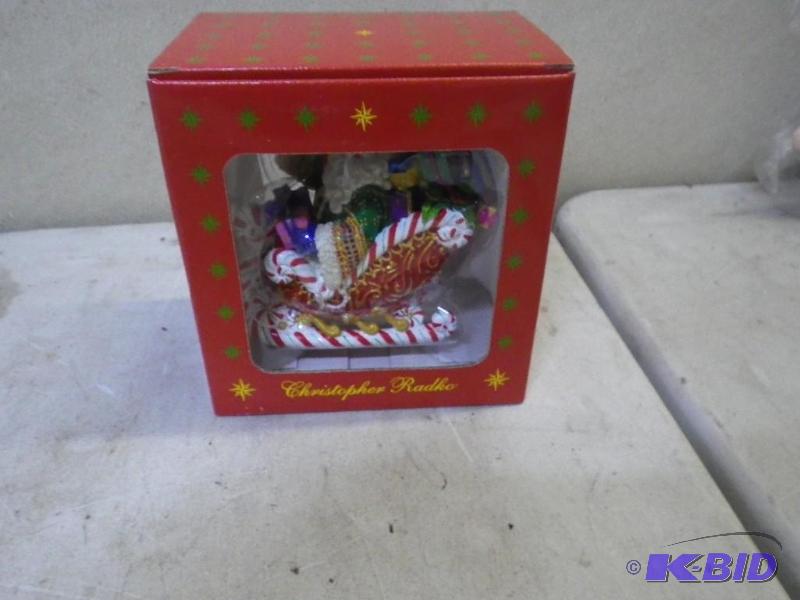 Christopher Radko ornament...
