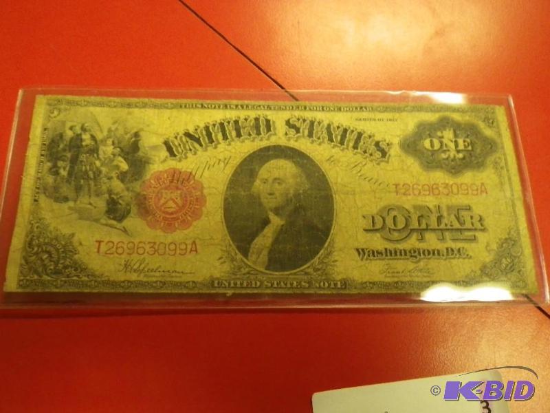 1917 $1 Bill...