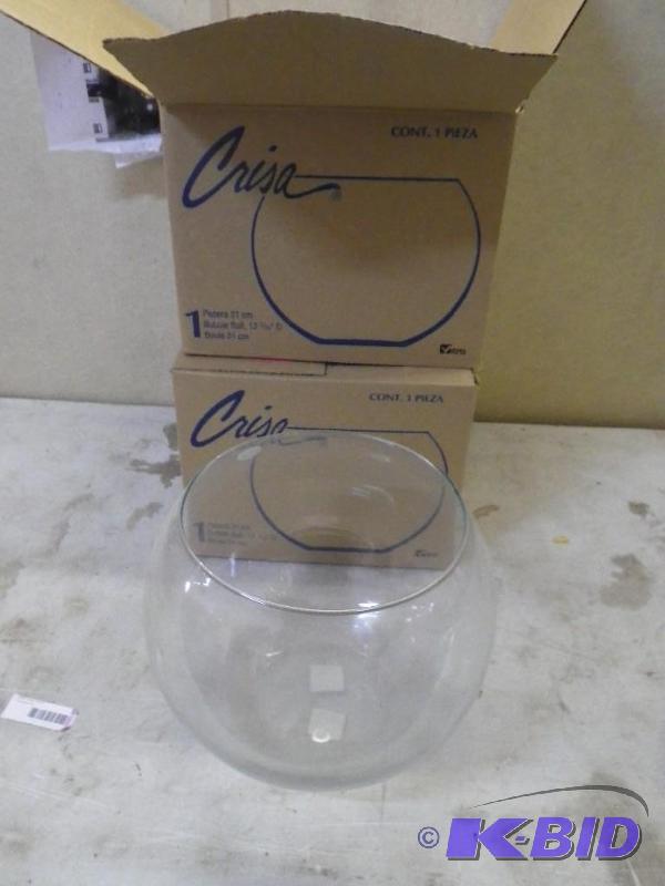 2 large bubble bowls...