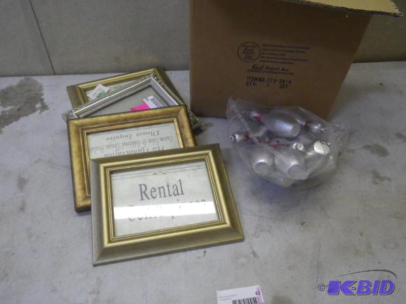 frames and bowling decor...