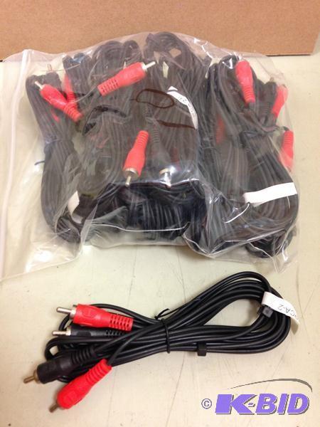 lot 25 image: Bulk Lot of (10) Brand New 8ft RCA ...
