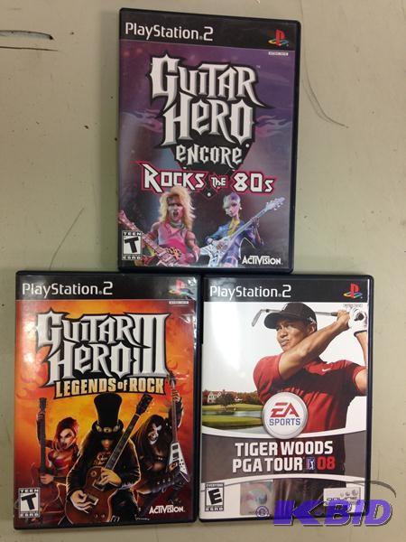 lot 35 image: Lot of (3) PS2 Video Games Tiger W...
