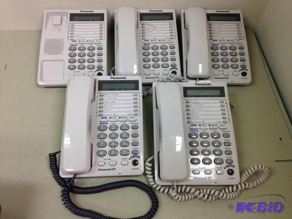 lot 8 image: Lot of (5) Panasonic 2-Line Integra...