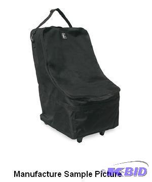 Black Wheel Easy Car Seat Travel Ba...