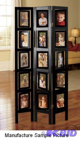 Two Sided Black Photo Frame, Three ...