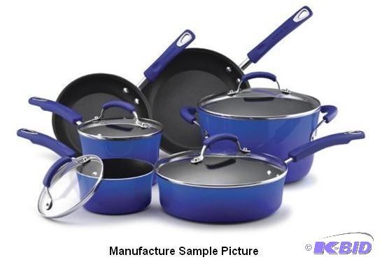 Rachael Ray 10 Piece Cookware Set -...