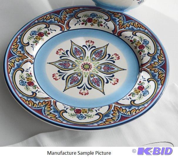 Set of 3 Zanzibar Dinner Plates -&n...