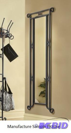 Black Scrolled Full Length Metal Mi...