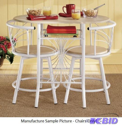 White Bistro Chairs - Chairs Only -...