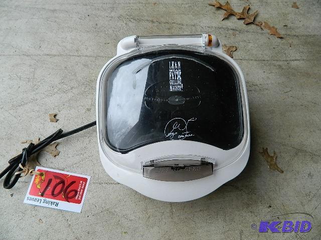 lot 106 image: George Forman Grill. Like New. ...