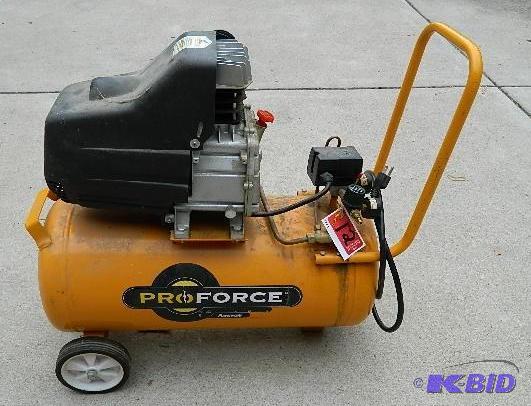 lot 12 image: ProForce 140 psi. 11 gal. compresso...