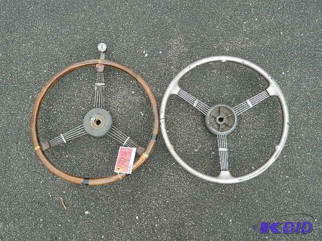 lot 143 image: 1936 Ford vintage steering wheels.&...