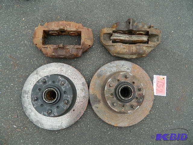 lot 157 image: Pair Calipers and Rotors for (1967 ...