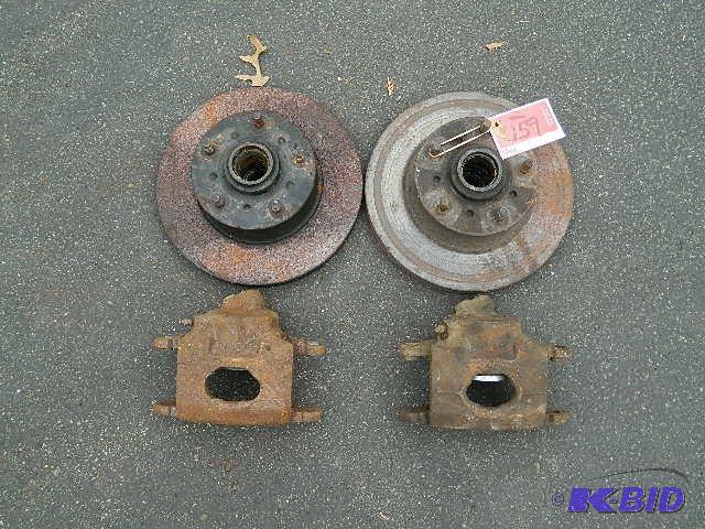 lot 159 image: Pair Calipers and Rotors for (1969 ...