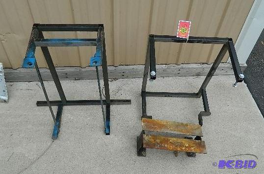 lot 165 image: Stands for Chevy Engines and Transm...