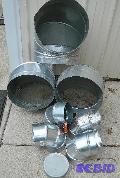 lot 169 image: New Duct Work Elbows 14" &...