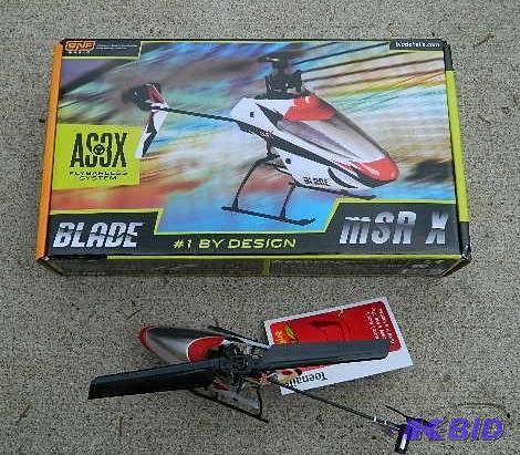 lot 17 image: BLADE MSRX Remote controlled Helico...