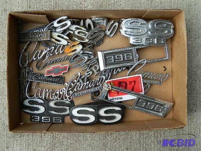 lot 197 image: Vintage Camaro & SS 396 Emblems...