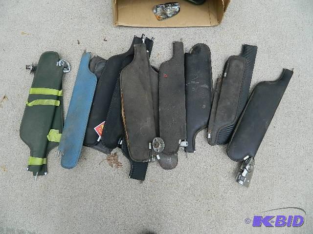 lot 241 image: 20 vintage interior visors for (Ca...