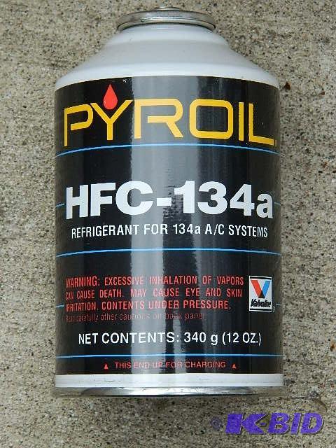 lot 90 image: 9 cans of Pyroil HCF-134A refrigera...