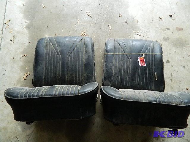 lot 94 image: Pair of bucket seats for 60s Impal...