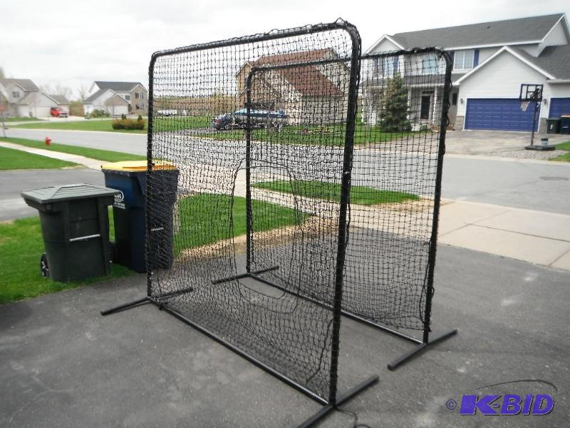lot 11 image: Lot of (1) Baseball Pitching Nettin...