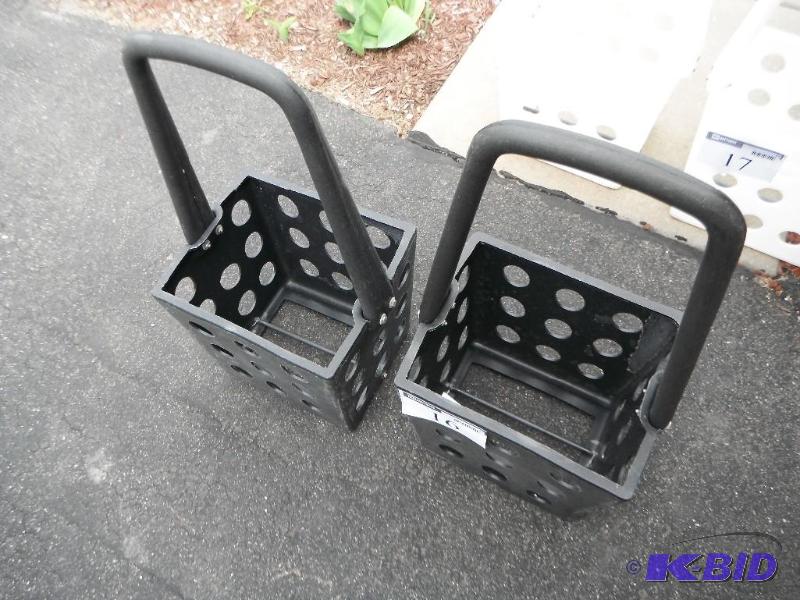 lot 16 image: Lot of (2) Baseball Pick Up Hoppers...