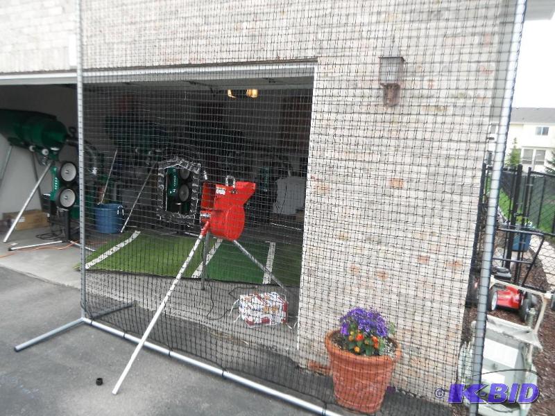 lot 4 image: Heater, Combo Pitching Machines, wi...