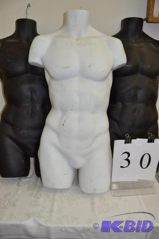 lot 30 image: clothing forms