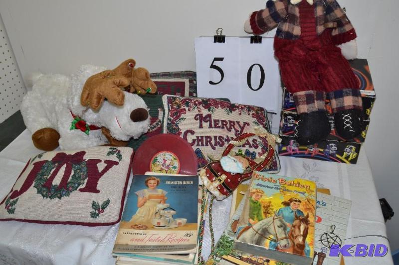 lot 50 image: Chirstmas & retail misc