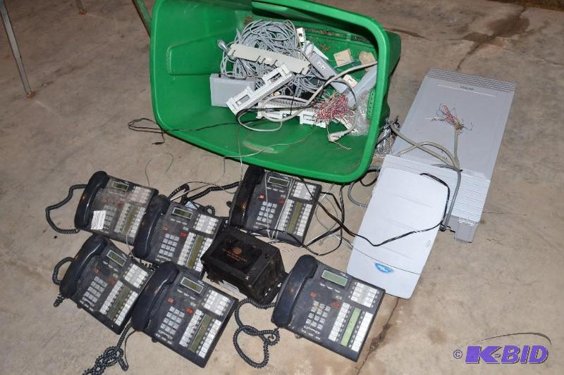 lot 62 image: phone system - clothing rack