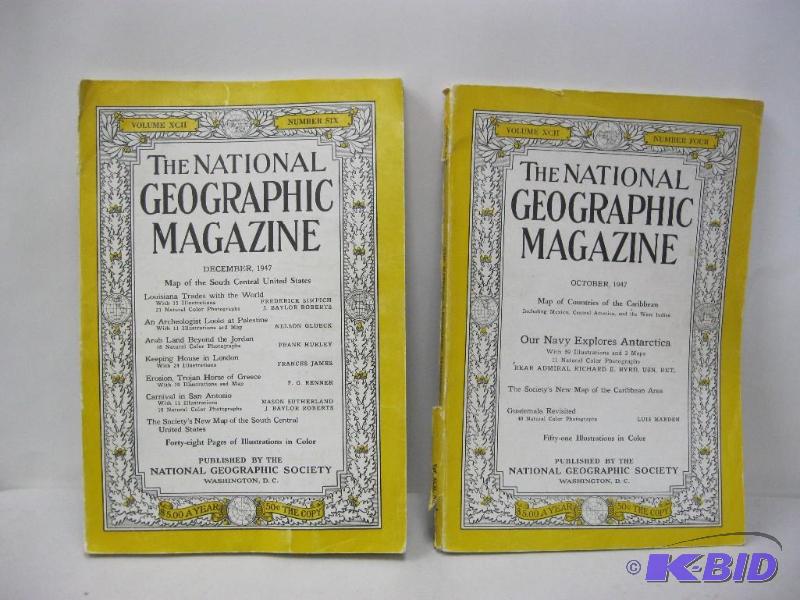 Pair Of Vintage National Geographic...