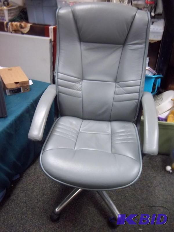 Gray Office Chair Adjustable...