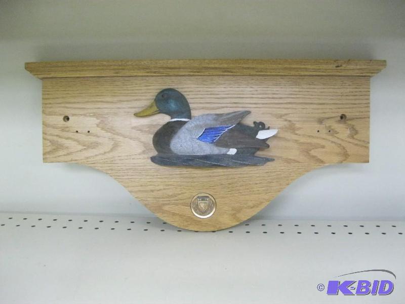Jennings Decoy Hanging Wood Shelf...