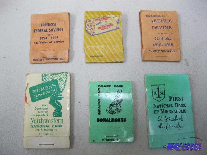 Lot Of Mending Kits - In Match Book...