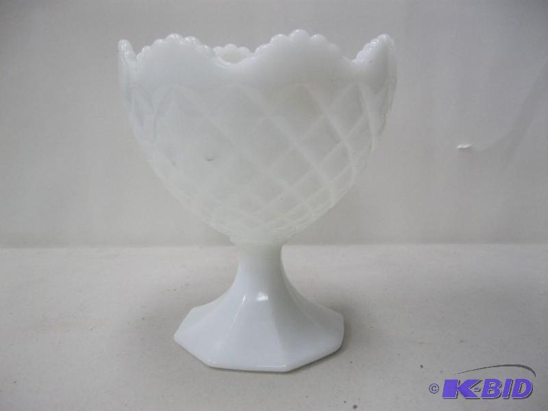 Milk Glass Planter...