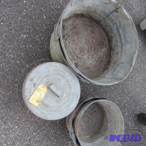 Wash Tubs, Pails