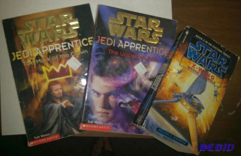 lot 11 image: Lot of 3 Star Wars Books to include X-Wing W...