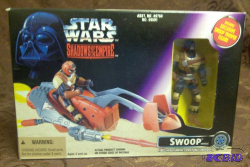 lot 25 image: Star Wars Shadows of the Empire Swoop Never b...